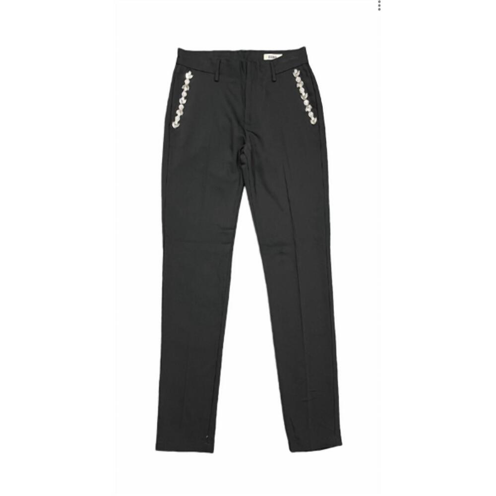 NEW REIKO women lizzy fancy trouser in black